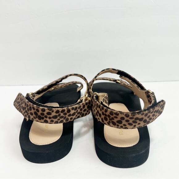 STUART WEITZMAN VAIL SPORT WOMEN SANDALS GOLDEN BEIGE SIZE 8.5 NEW NO BOX - Picture 2 of 6